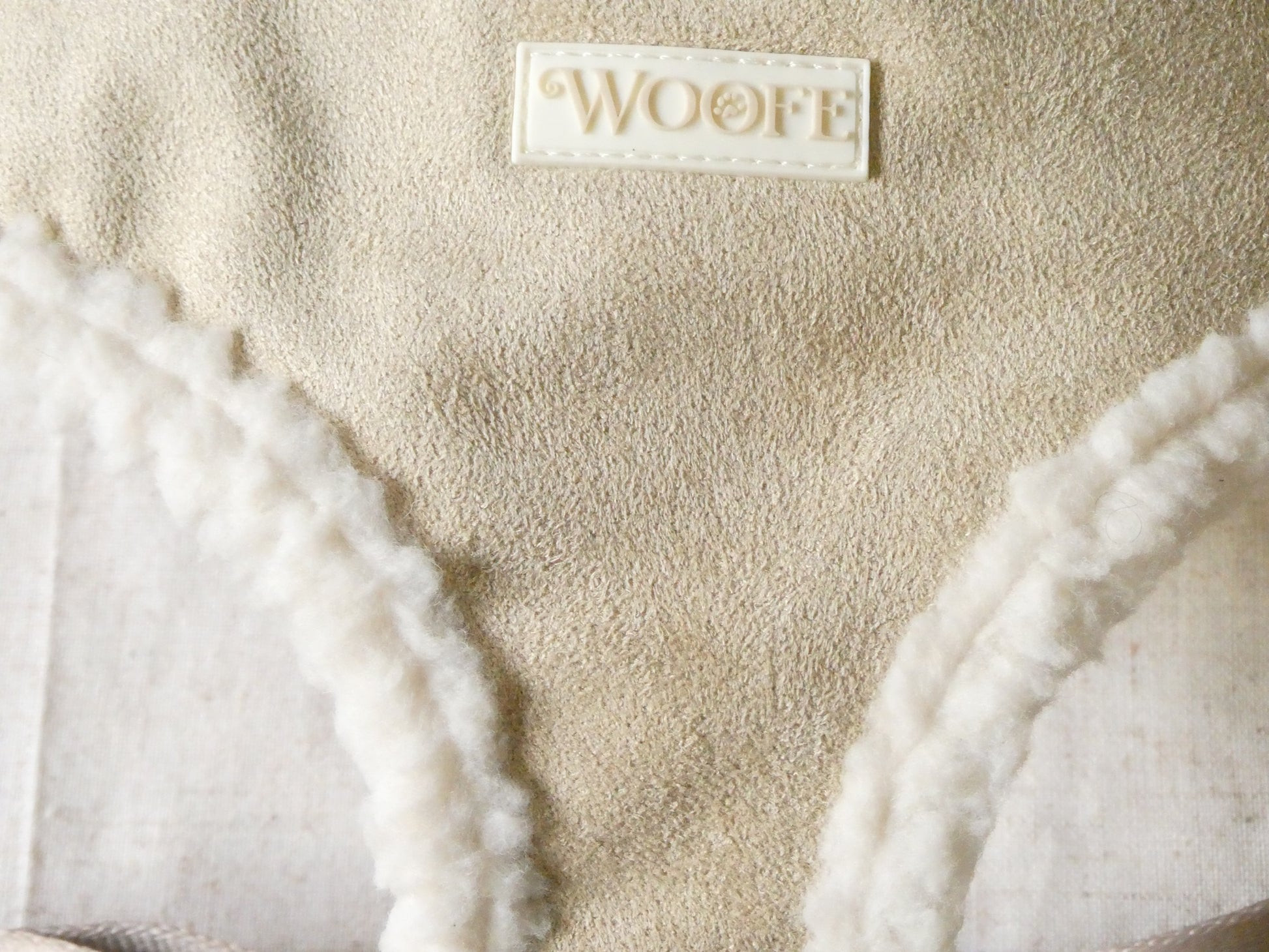 Beige Fur Harness Mijn winkel