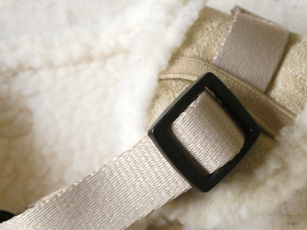 Beige Fur Harness Mijn winkel