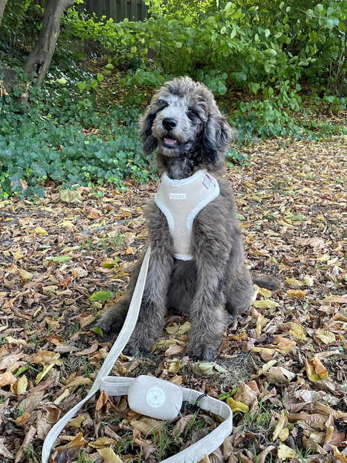 Beige Fur Harness Mijn winkel