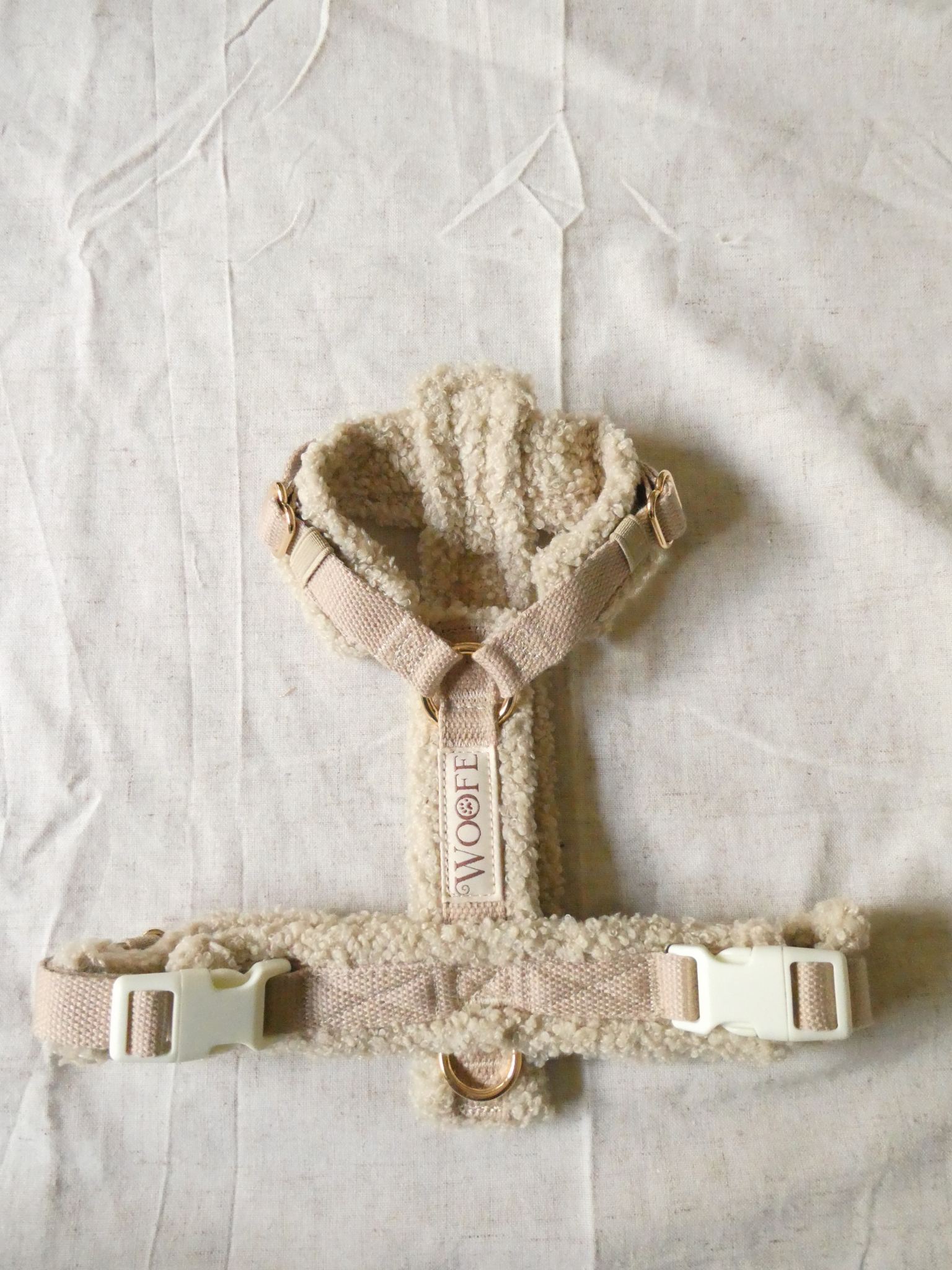 Teddy Harness Cashew Woofe