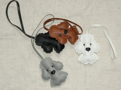 Poodle Keychain Charm