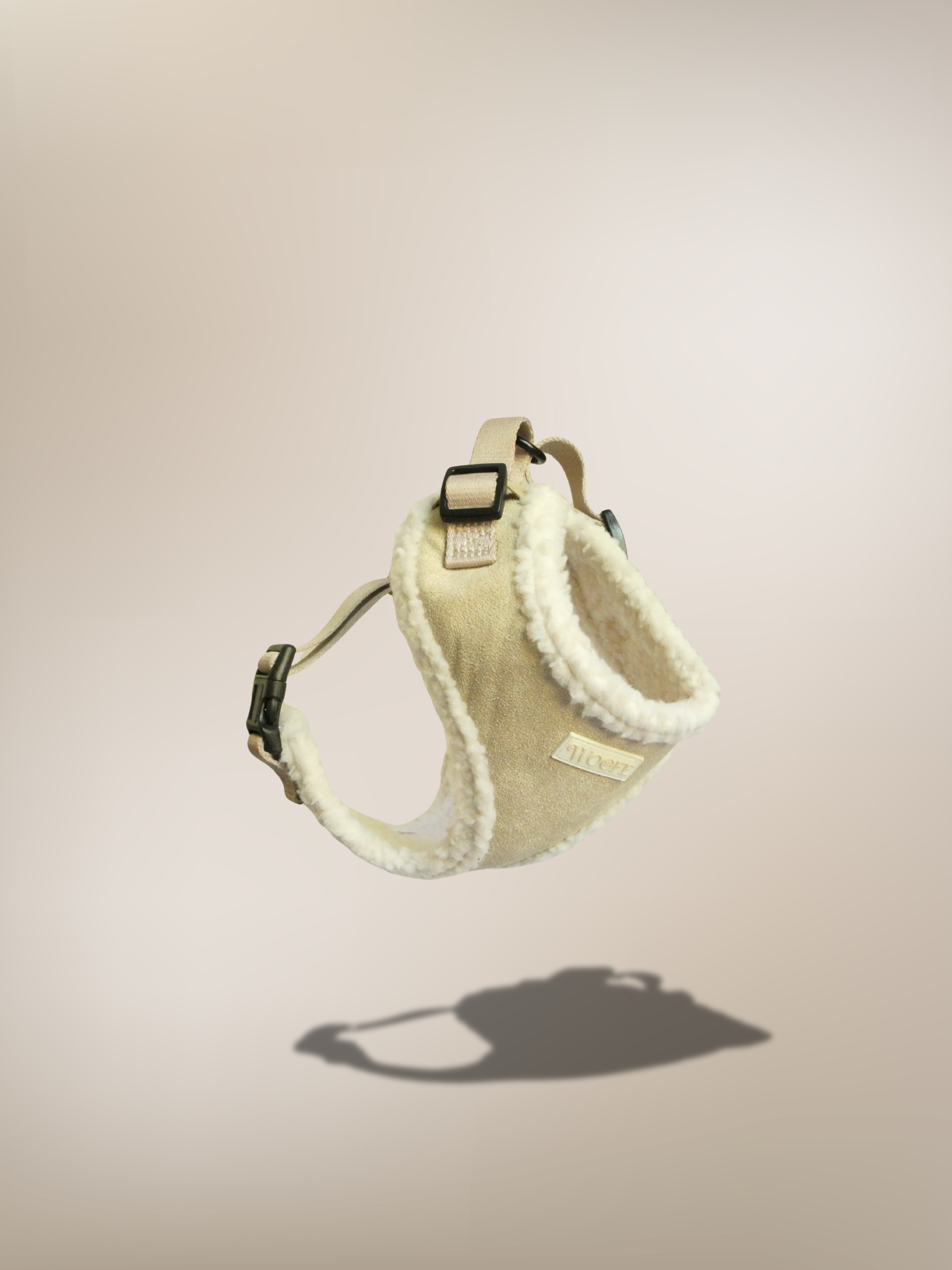 Beige Fur Harness Mijn winkel