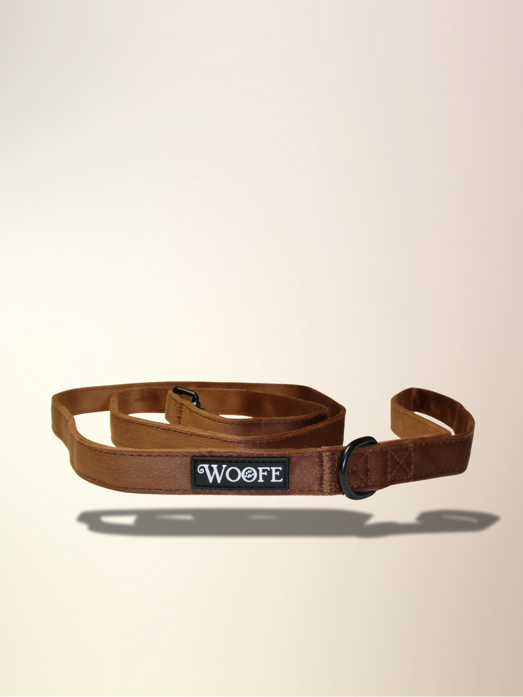 Brown Velvet Leash Woofe